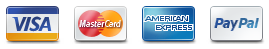 We accept payment via PayPal and Bank Transfer PayPal & Bank Transfer Accepted