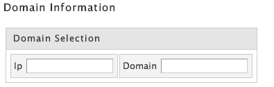 Annex A - Enter IP and Domain Name