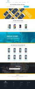 Sell My Phone Site Design Idea